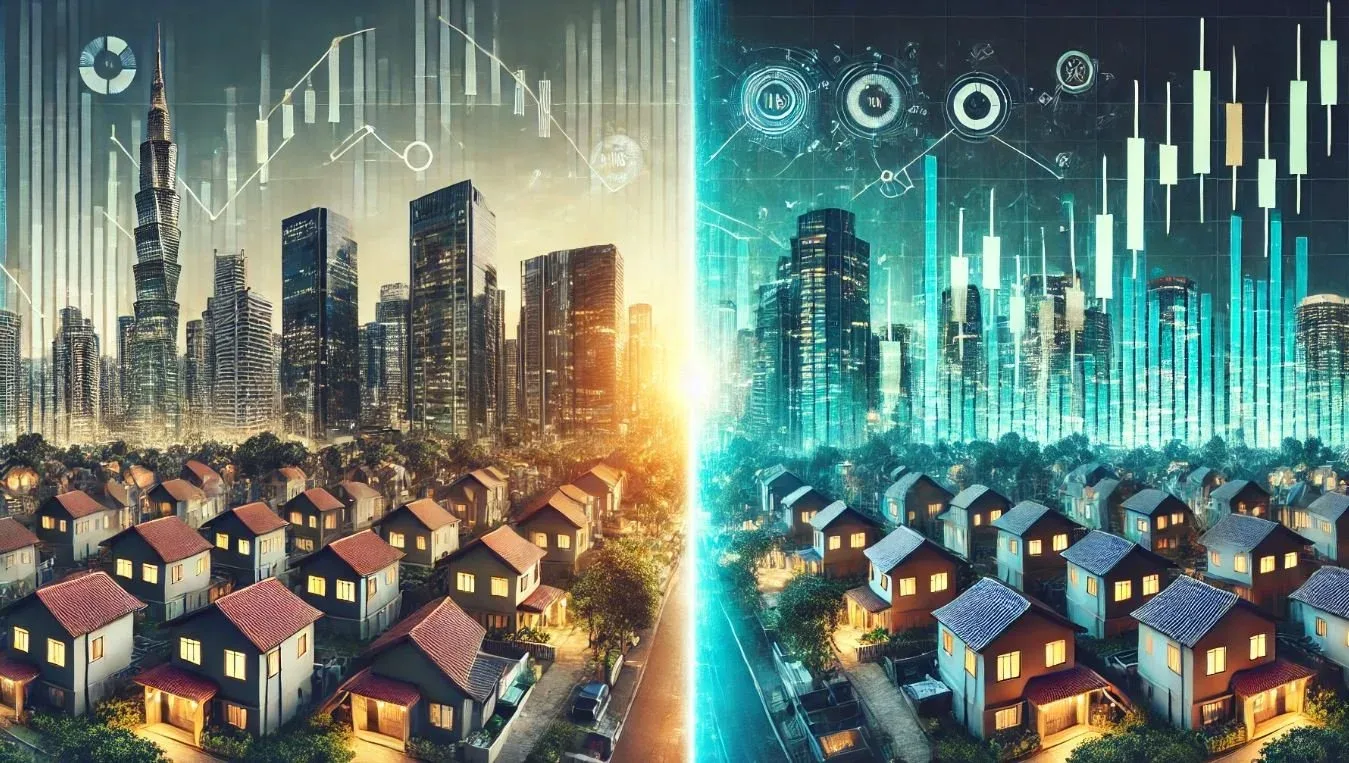 Escolhe entre: Investimento Imobiliário vs. Mercado de Ações